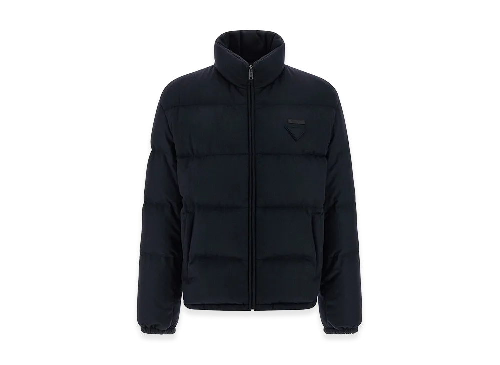 PRADA Cashmere Down Jacket "Blue"
