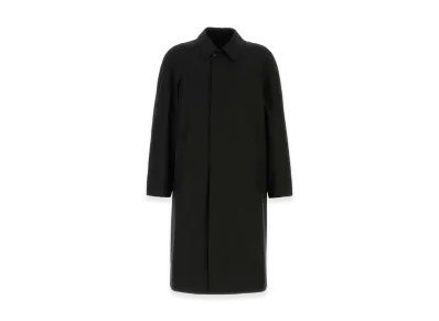PRADA Cotton Overcoat "Black"