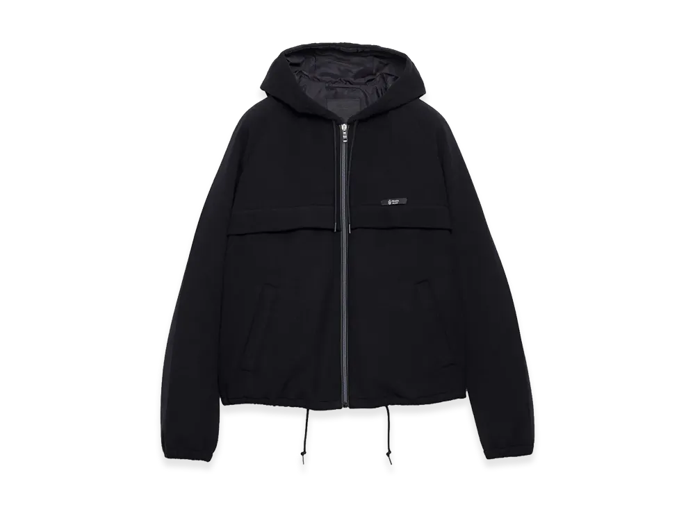 PRADA Pile Tec Hooded Jacket "Black"