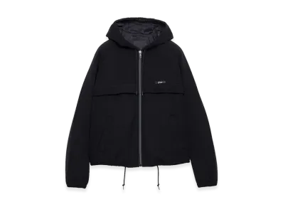 PRADA Pile Tec Hooded Jacket "Black"