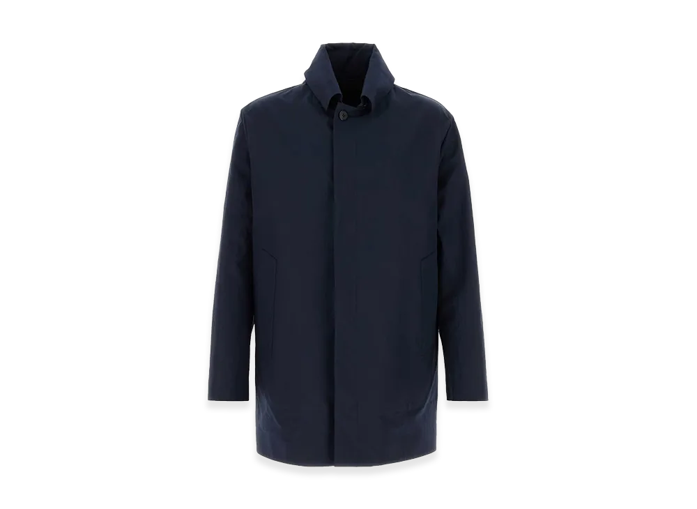 PRADA Poplin Overcoat "Blue"