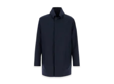PRADA Poplin Overcoat "Blue"