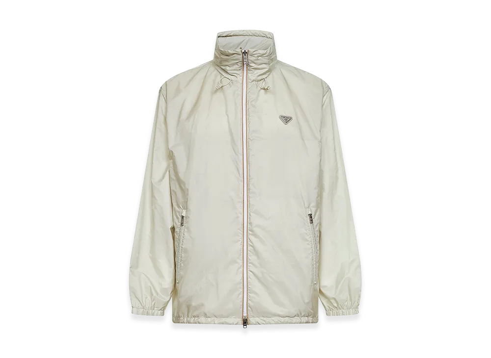 PRADA Re-Nylon Feather Windbreaker "Beige"