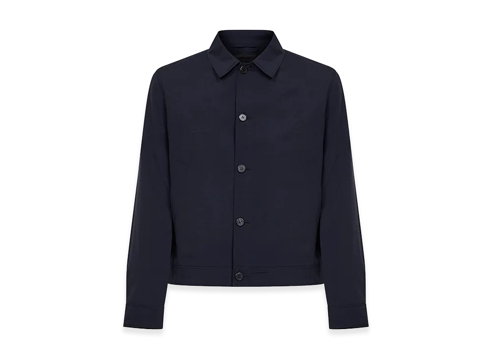 PRADA Wool Blend Jacket "Blue"