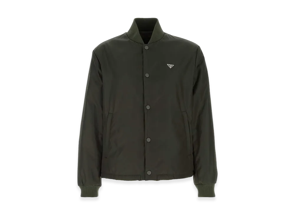 PRADA Bottle Nylon Bomber Jacket "Green"