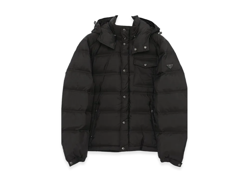 PRADA Hooded Down Jacket "Black"