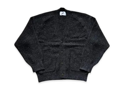 SUGARHILL Color Nep Wool Cardigan "Black"