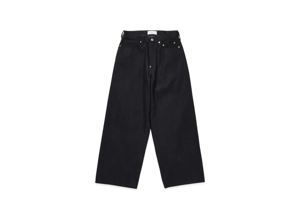 SUGARHILL Twisted Heather Denim Pants Wide Cut "Blue/Black"