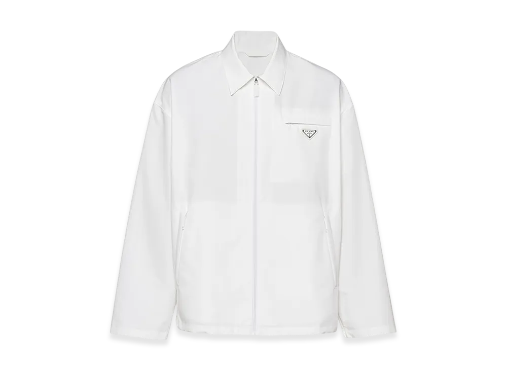PRADA Technical Poplin Jacket "White"