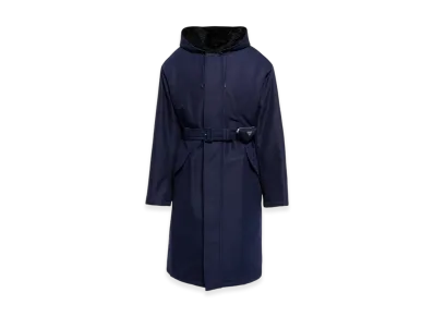PRADA Technical Canvas Raincoat "Blue"