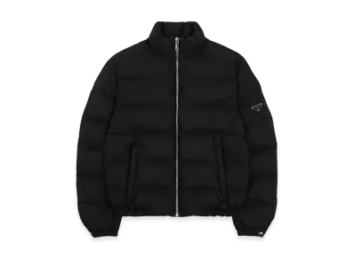 PRADA Re-Nylon Short Puffer Jacket "Black/Black"