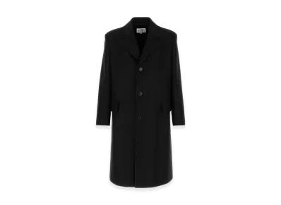 MM6 Maison Margiela Wool Blend Coat "Black"