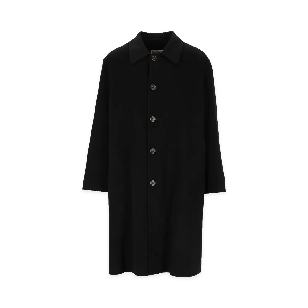 MM6 Maison Margiela Double-Faced Coat "Black"