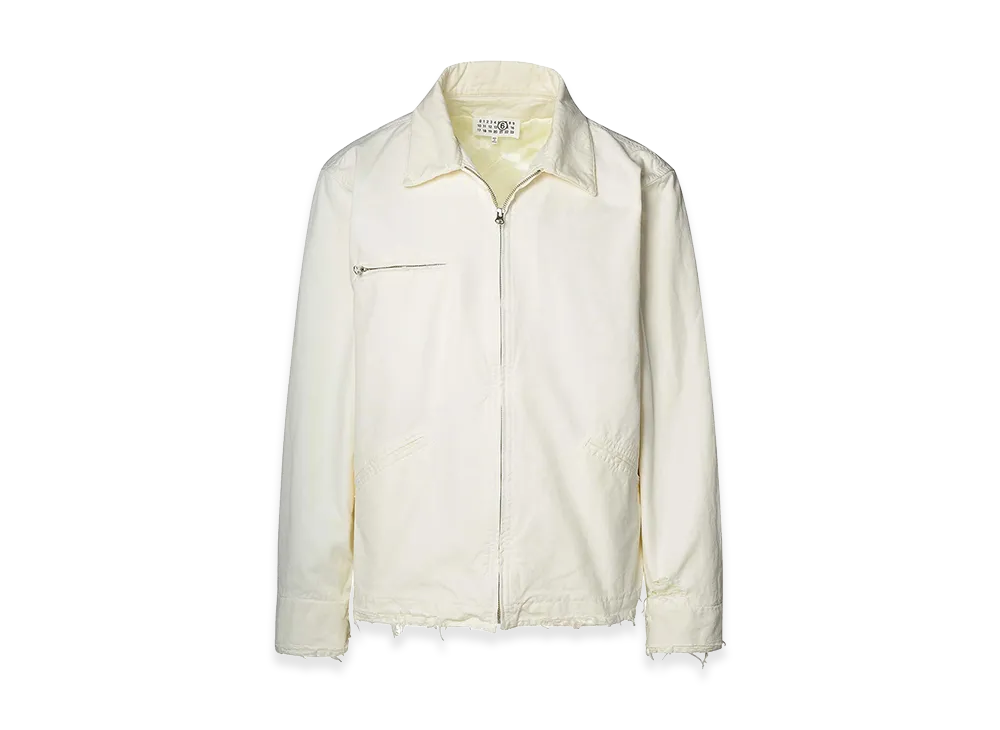 MM6 Maison Margiela Quilted Jacket "White"