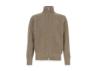 MM6 Maison Margiela Wool Blend Cardigan "Beige/Cappuccino/Tan"