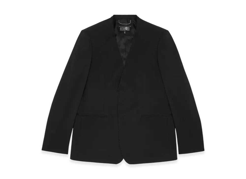MM6 Maison Margiela Men's Tailored Wool Suit Jacket "Black"
