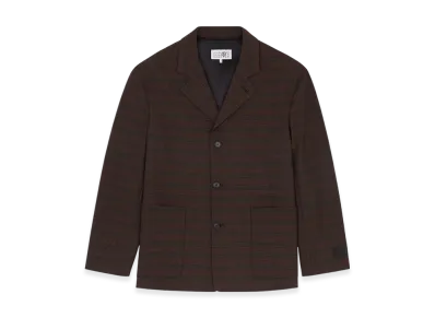MM6 Maison Margiela Men's Check Blazer "Brown/Black"