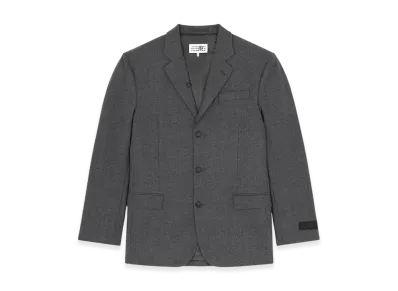 MM6 Maison Margiela Men's Wool Blazer "Dark Gray"