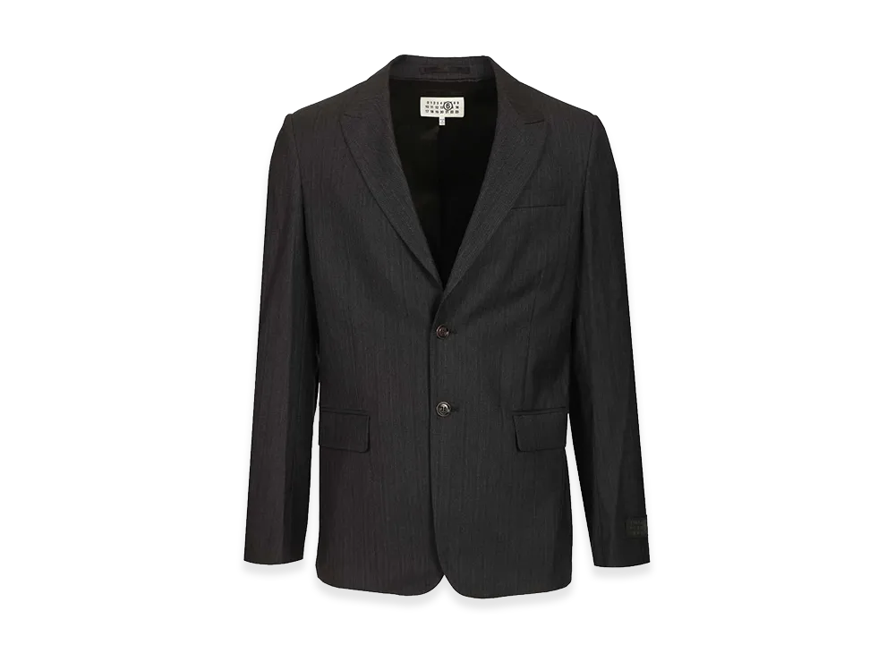 MM6 Maison Margiela Wool And Cotton Blazer "Black"