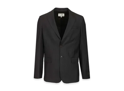 MM6 Maison Margiela Wool And Cotton Blazer "Black"
