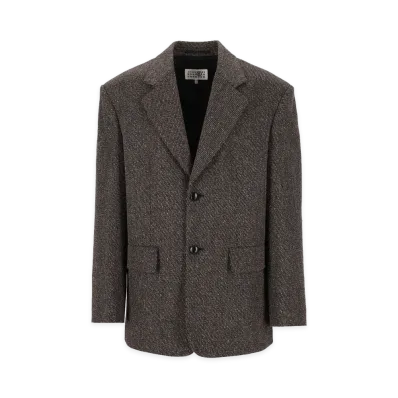 MM6 Maison Margiela Single-Breasted Jacket "Gray"