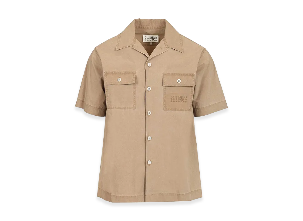 MM6 Maison Margiela Short-Sleeved Shirt "Beige"