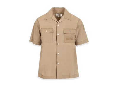 MM6 Maison Margiela Short-Sleeved Shirt "Beige"