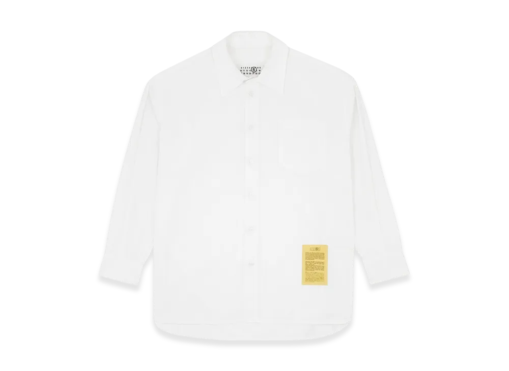 MM6 Maison Margiela Men's Poplin Shirt "White"