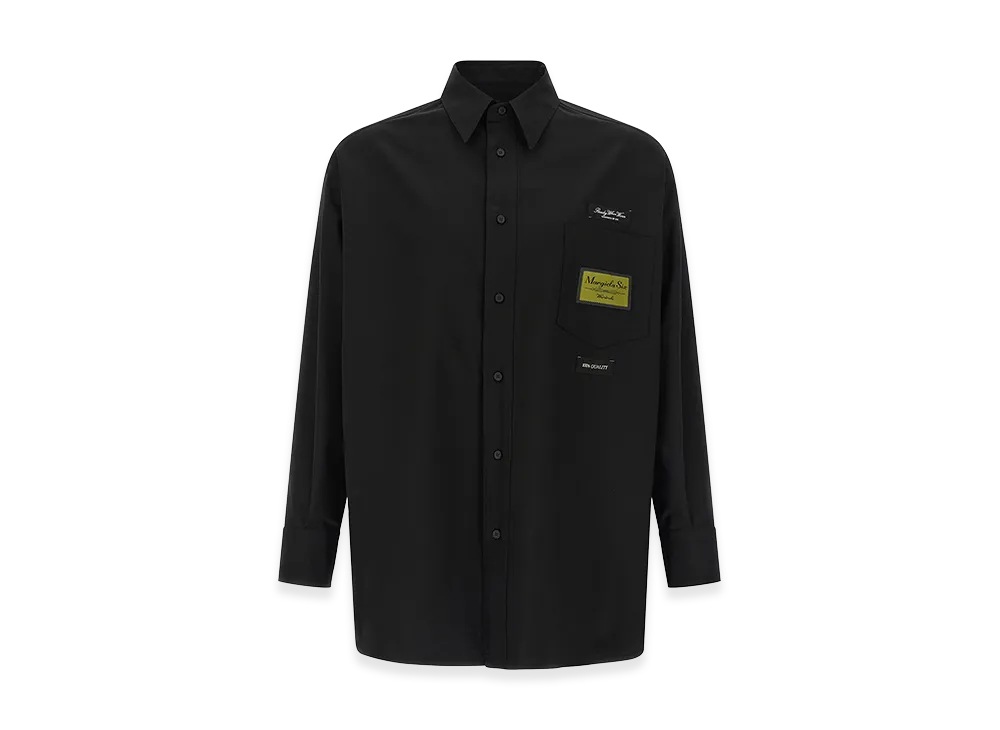 MM6 Maison Margiela Jacquard Label Shirt "Black"