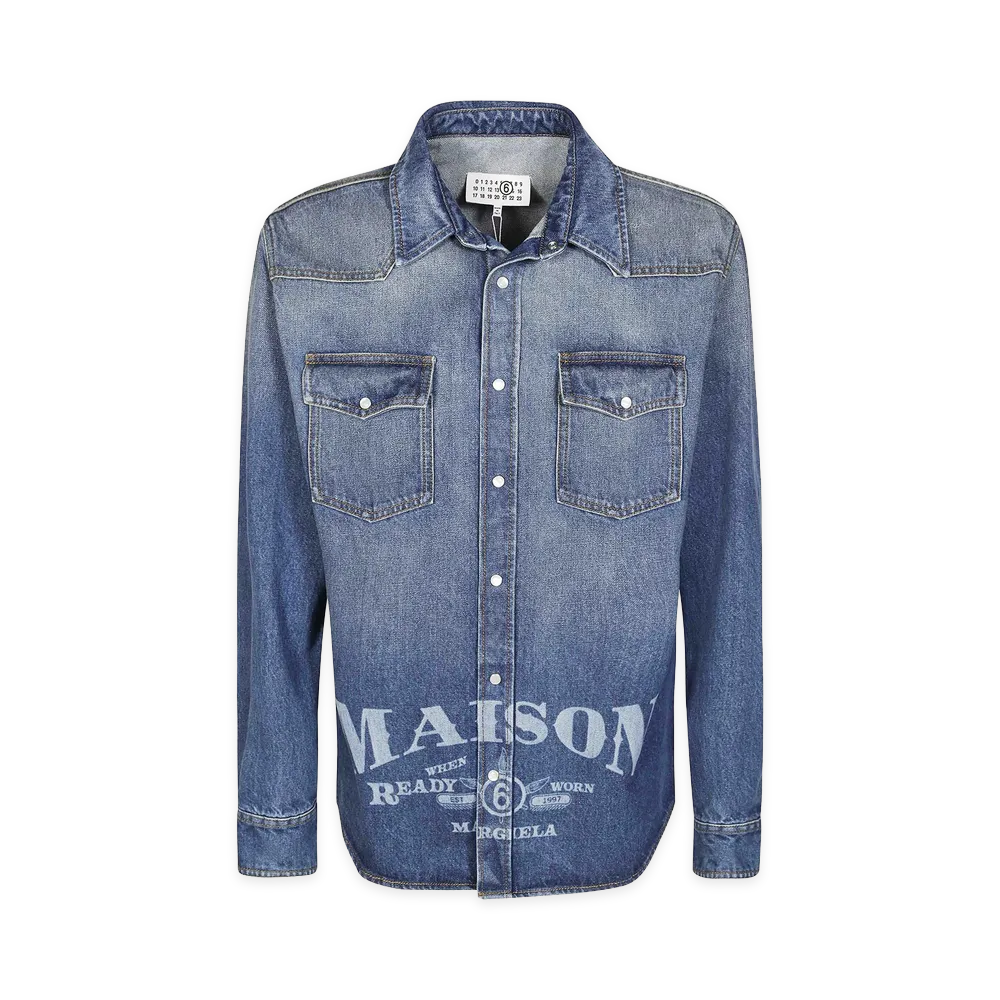 MM6 Maison Margiela Denim Shirt "Blue"
