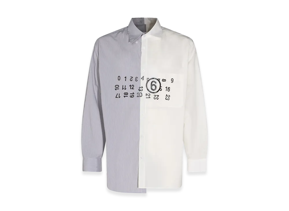 MM6 Maison Margiela Shirts "White/Gray"