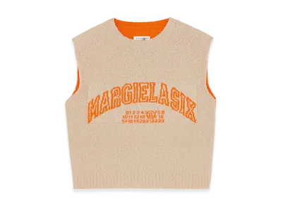 MM6 Maison Margiela Men's Varsity Sweater "Brown"