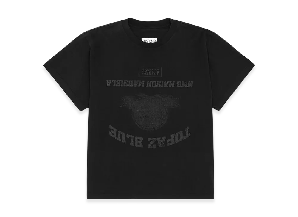 MM6 Maison Margiela Men's Topaz Blue T-Shirt "Black"