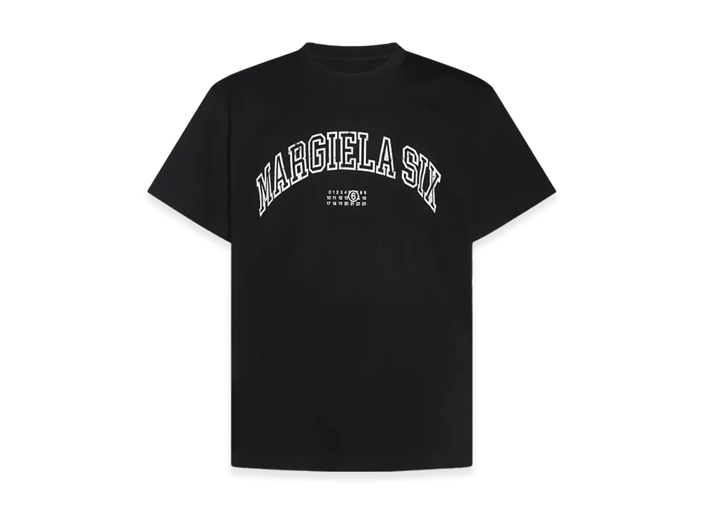 MM6 Maison Margiela Logo Print T-Shirt "Black"