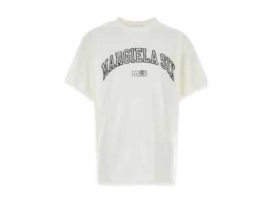 MM6 Maison Margiela Logo Print T-Shirt "White"
