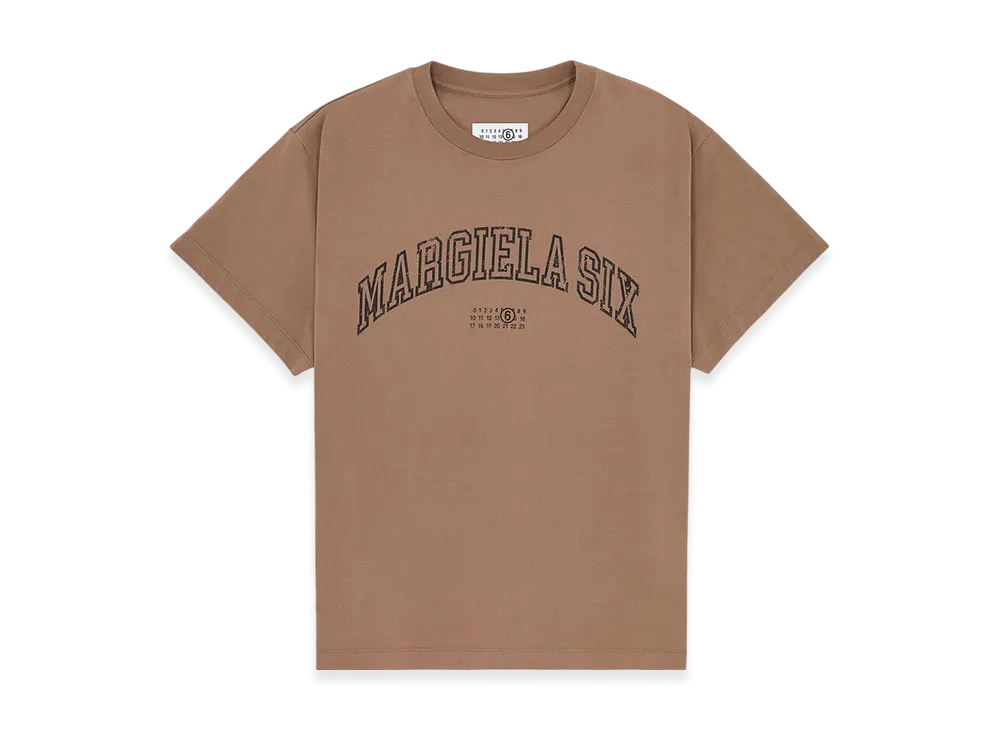 MM6 Maison Margiela Men's Margiela Six T-Shirt "Light Brown"