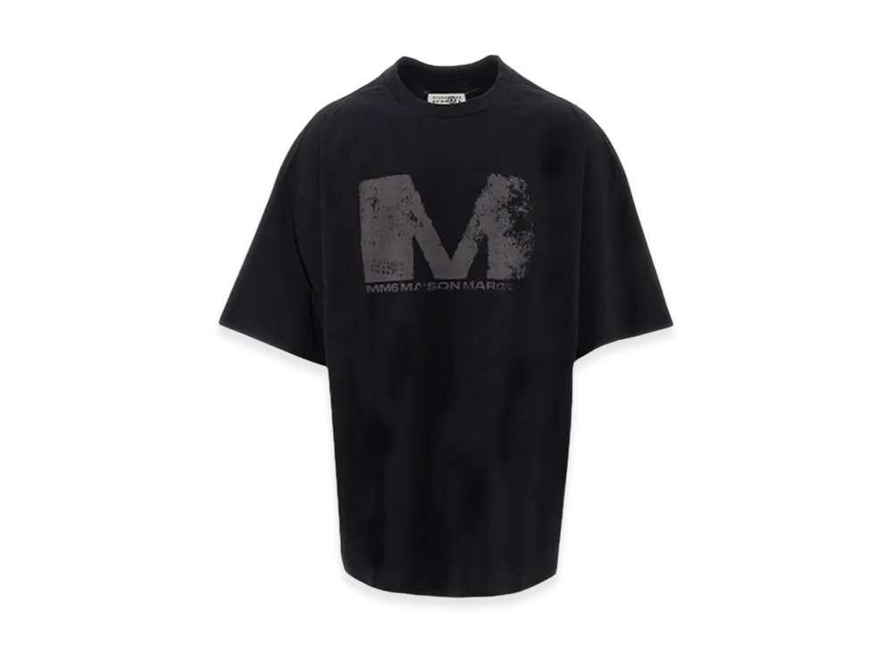 MM6 Maison Margiela M Logo T-Shirt "Black"