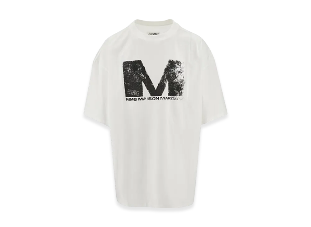 MM6 Maison Margiela M Logo T-Shirt "White"
