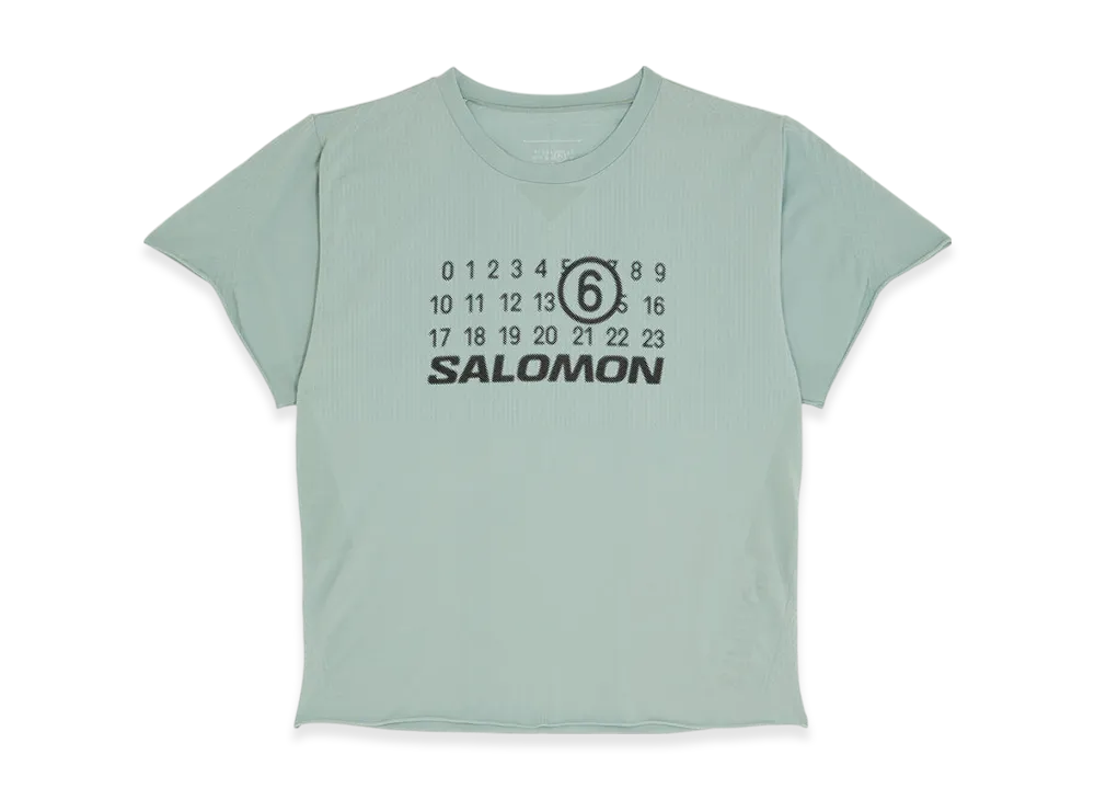 MM6 Maison Margiela x Salomon Men's Seamless T-Shirt "Light Blue"