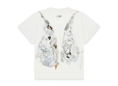 MM6 Maison Margiela Men's Broken Plate Print T-Shirt "White"