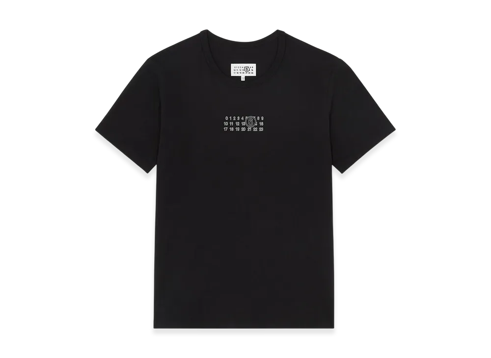 MM6 Maison Margiela Men's Numbered T-Shirts "Black"