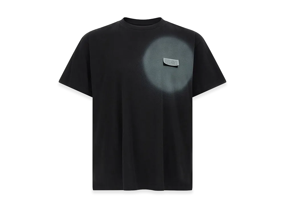 MM6 Maison Margiela 'Numeric Signature MM6' Spray T-Shirt "Black"