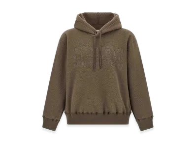 MM6 Maison Margiela Fleece Hoodie "Brown"