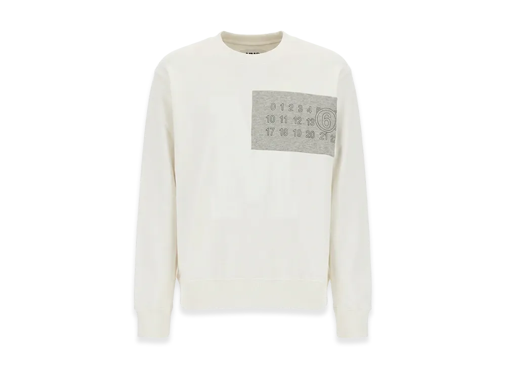 MM6 Maison Margiela Sweatshirt With Logo "White"