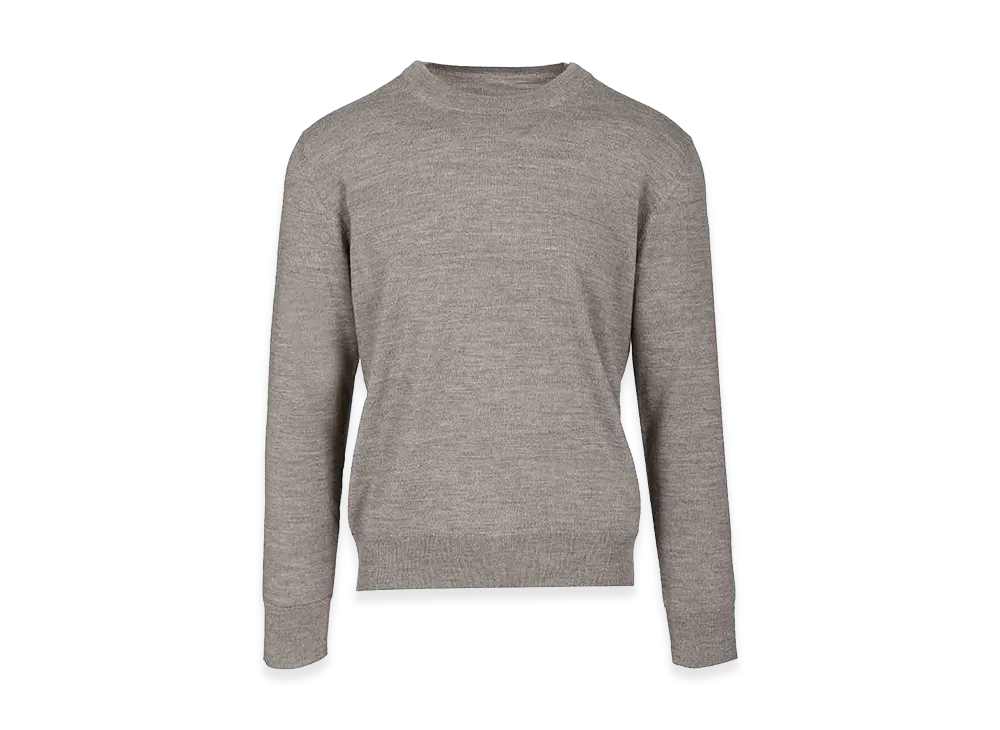 MM6 Maison Margiela Crewneck Sweater With Patches "Gray"