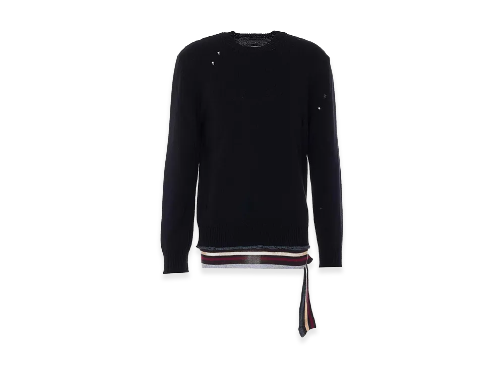 MM6 Maison Margiela Cotton Sweater "Black"