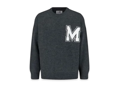 MM6 Maison Margiela Two-In-One College-Style Sweater "Gray"