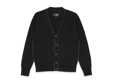 MM6 Maison Margiela Men's Wool Cardigan "Black"
