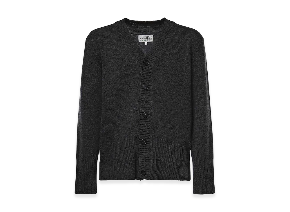 MM6 Maison Margiela Wool Cardigan "Gray"