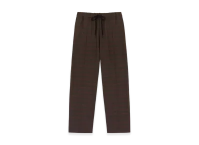MM6 Maison Margiela Men's Check Trousers "Brown/Black"